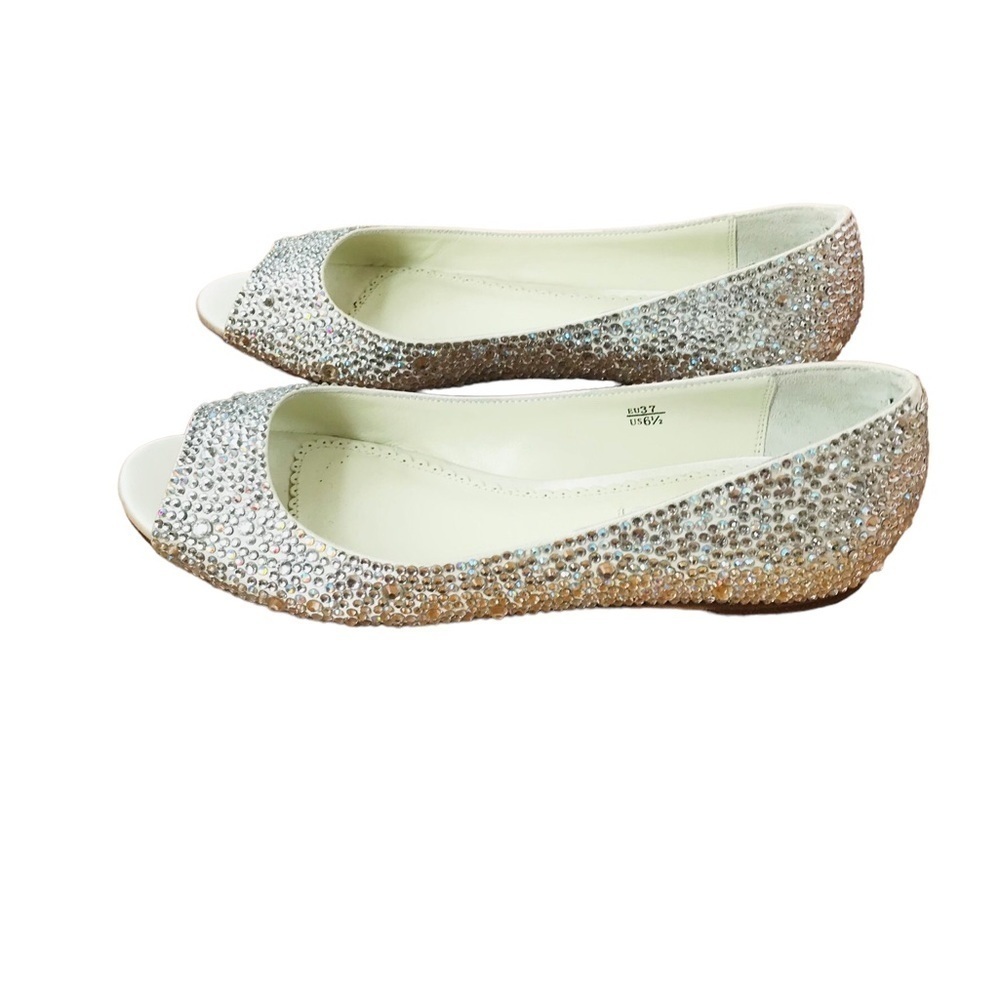 Benjamin Adams London Jeweled Flats - Picture 3 of 7